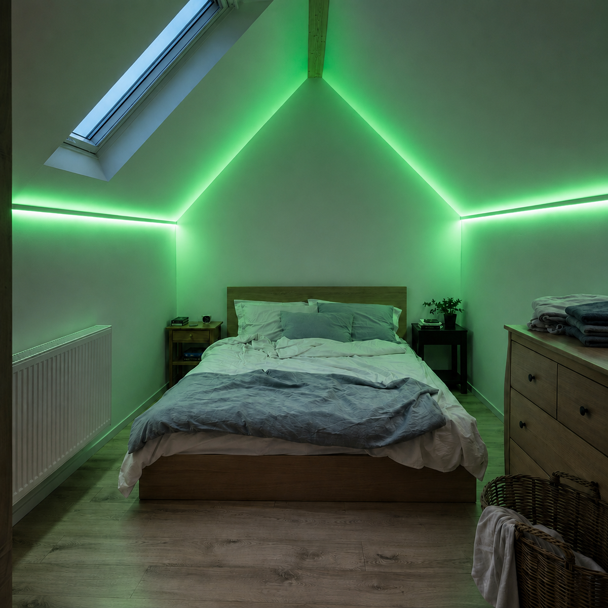 Ruban LED COB 528 LED/m — Vert