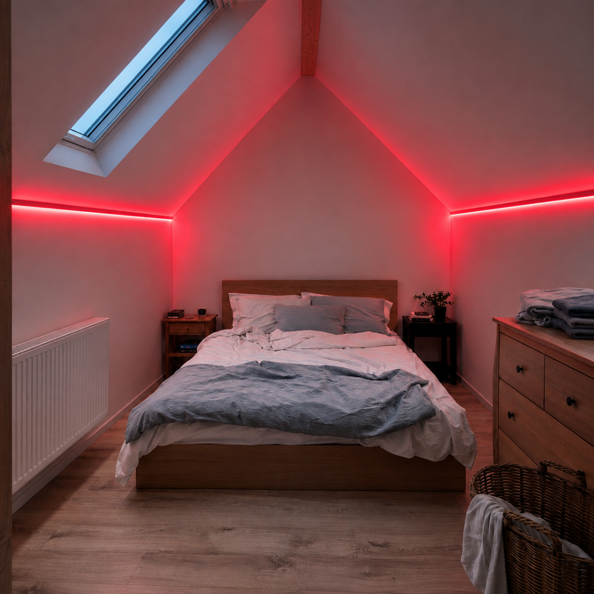 Ruban LED COB 528 LED/m — Rouge