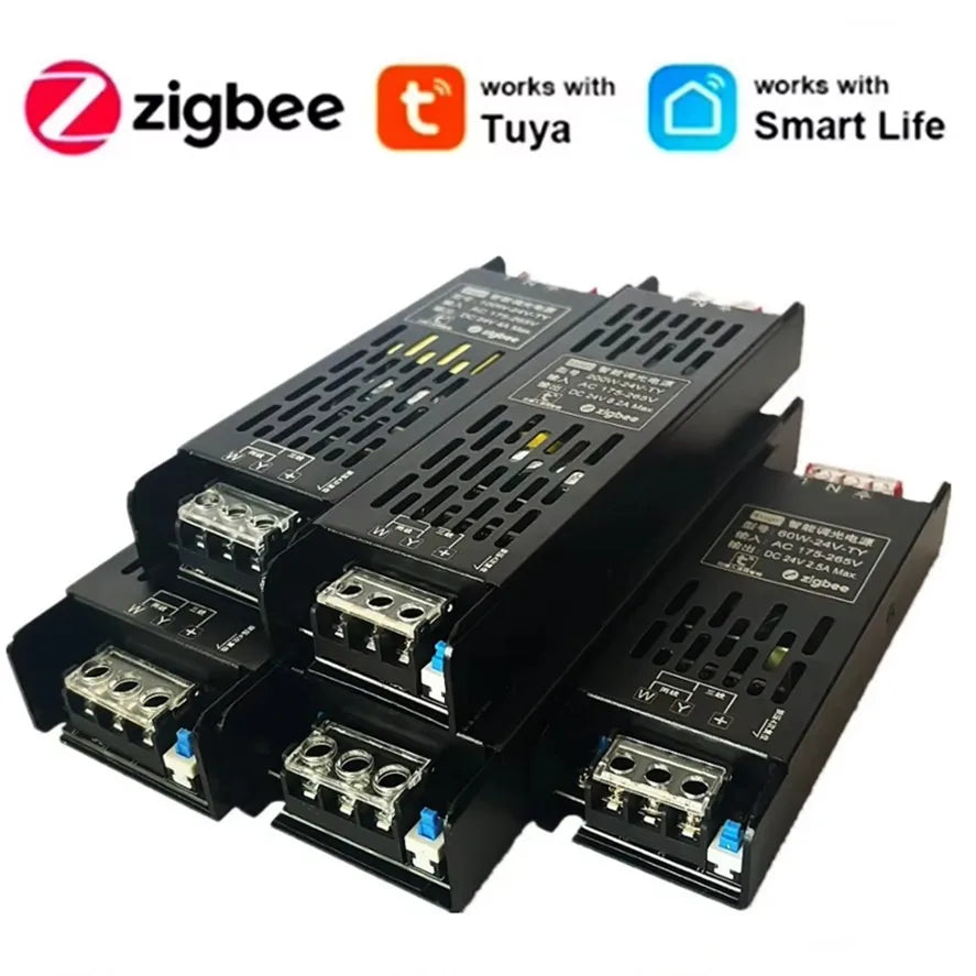 Alimentation LED Connectée Zigbee 24V — CCT 60W à 400W